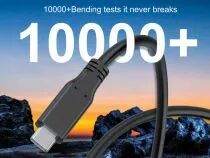 C&acirc;ble usb - usb 2.0 c &agrave; c 60w, 480mbps, nickel&eacute;, c&acirc;ble tpe - 1 m&egrave;tre (HQMUSB200)