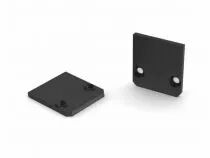 Capuchon de terminaison pour profil&eacute; led sl15fl - sans trou de c&acirc;ble - aluminium anodis&eacute; - noir (EC-SL15BFL-H3)
