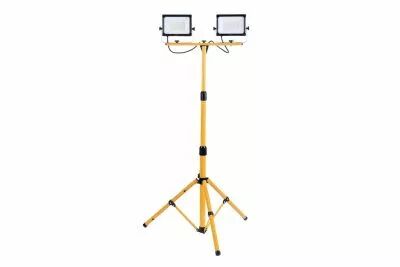 Projecteur de travail led sur tr�pied double - 100 w - 11000 lm - 4000 k (LEDRX08052)