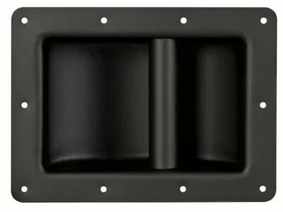 Poign�e robuste pour enceintes, noir m�tallique, 220 x 160mm (HQAC1004)