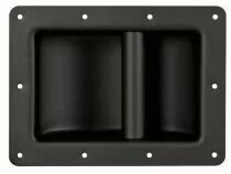 Poign&eacute;e robuste pour enceintes, noir m&eacute;tallique, 220 x 160mm (HQAC1004)