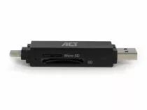 Lecteur de cartes sd et micro sd usb 3.2 gen1, connecteur usb-c et type-a (ACTAC6375)