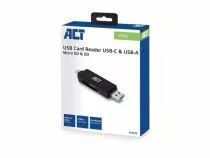 Lecteur de cartes sd et micro sd usb 3.2 gen1, connecteur usb-c et type-a (ACTAC6375)