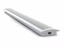 Recessed slimline 8 mm - profil&eacute; en aluminium pour ruban led - &agrave; encastrer - aluminium anodis&eacute; - argent - 2 m (AL-RSLW8-2)