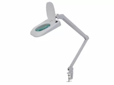 Lampe de travail de bureau � led avec loupe - 5 dioptries - 10 w - 60 led - blanc (VTLLAMP1WN)