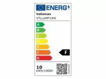 Lampe de travail de bureau &agrave; led avec loupe - 5 dioptries - 10 w - 60 led - blanc (VTLLAMP1WN)