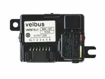 Interface &agrave; bouton-poussoir avec 6 canaux pour un montage universel (VMB6PB-21)