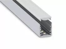 Slim line 15 fl - profil&eacute; en aluminium pour ruban led - haute efficacit&eacute; - qualit&eacute; premium - argent (AL-SL15-FL-2)
