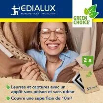Green choice - pi&egrave;ge &agrave; mites, 2 pi&egrave;ces (EDX-GPCMTBX)