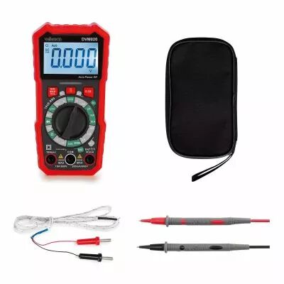 Multim�tre num�rique universel antichoc � valeur efficace vraie - cat iii - 600 v - 8 fonctions (DVM020)