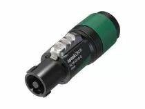 Neutrik - connecteur de c&acirc;ble speakon 4 p&ocirc;les, borne &agrave; vis, serre-c&acirc;ble pour c&acirc;bles de 6 &agrave; 12 mm de diam&egrave;tre (NL4FXX-W-S)