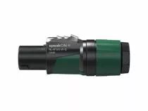 Neutrik - connecteur de c&acirc;ble speakon 4 p&ocirc;les, borne &agrave; vis, serre-c&acirc;ble pour c&acirc;bles de 6 &agrave; 12 mm de diam&egrave;tre (NL4FXX-W-S)
