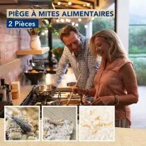 Green choice - pi&egrave;ge &agrave; mites alimentaires, 2 pi&egrave;ces (EDX-GPFMTBX)