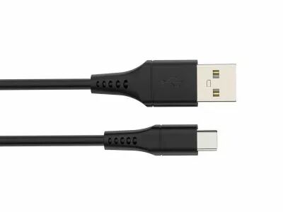 C�ble usb - usb 2.0 a � c 60w, nickel�, c�ble tpe - 1 m�tre (HQMUSB100)