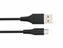 C&acirc;ble usb - usb 2.0 a &agrave; c 60w, nickel&eacute;, c&acirc;ble tpe - 1 m&egrave;tre (HQMUSB100)