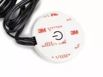 Interrupteur tactile &agrave; led cach&eacute; pour panneau d'ameublement - 12v/24v (LQS05)