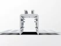 Profil&eacute; pour plaque de pl&acirc;tre, rsl15fl us pour installation trimless, niche, aluminium brut, adapt&eacute; au r&eacute;flecteur vega95 (augmen