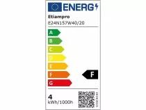 Bande led flexible ultra-longue - courant constant - blanc 4000k - 120 leds/m - 20 m - 24 v - ip20 - cri90 (E24N157W40/20)