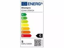 Bande led flexible - blanc 2400k - 120 led/m - 5 m - 24 v - ip68 - cri90 (E24W150W24)
