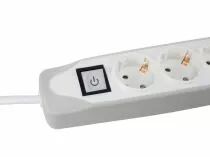 Multiprise 5 prises avec interrupteur - 2 ports usb - c&acirc;ble de 1,5 m - mise &agrave; la terre (EB5CGUSB-G)
