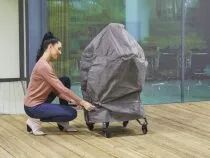 Housse pour barbecue ext&eacute;rieur jusqu'&agrave; &oslash; 80 cm (BBCW80)