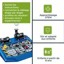 Kit de projets &eacute;lectroniques - 25 exp&eacute;riences - circuits amusants (KNS120)