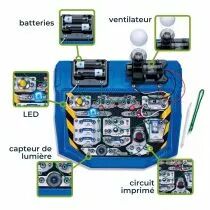 Kit de projets &eacute;lectroniques - 25 exp&eacute;riences - circuits amusants (KNS120)