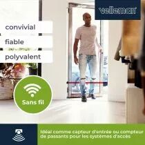 Mini syst&egrave;me de s&eacute;curit&eacute; infrarouge sans fil - 7 m (PEM7DW)