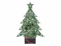 Sapin de no&euml;l &agrave; led - bleu - interrupteur on/off (WSSA100B)