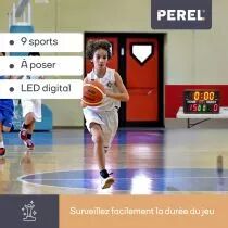 Tableau d'affichage/chronom&egrave;tre sport - 62 x 40,5 x 27,5 cm (WC201)