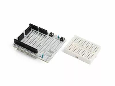 Carte d'experimentation avec mini platine d'essai pour arduino uno (WPB201)