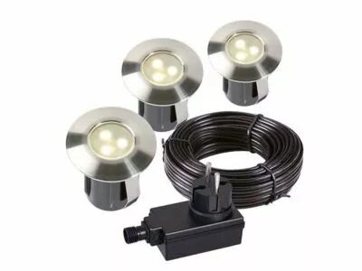 Garden lights - birch set - spot a encastrer - 12v - 10lm - 0.5w - 3000k (GL4057603)