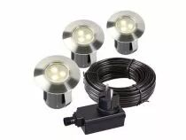 Garden lights - birch set - spot a encastrer - 12v - 10lm - 0.5w - 3000k (GL4057603)