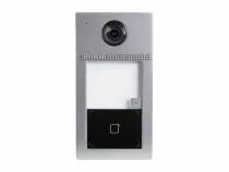 Sonnette vid&eacute;o professionnelle ip m&eacute;tal 1 bouton - gris - poe (EDS101S)