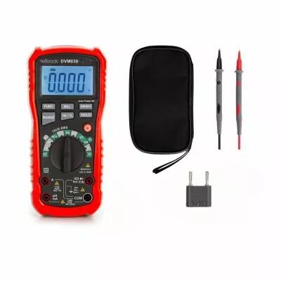 Multim�tre num�rique antichoc auto-range true rms - cat iii - 1000 v - 8 fonctions (DVM030)
