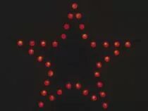 &Eacute;toile led clignotante rouge (WSSA169R)