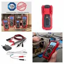 Multim&egrave;tre num&eacute;rique industriel antichoc &agrave; valeur efficace vraie - cat iii - 1000 v / cat iv - 600v - 11 fonctions (DVM040)