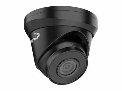 Cam�ra ip � r�seau fixe - d�me - 4 mp - noir (ECAMIP102B)