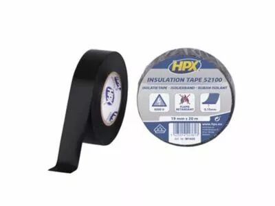 Ruban isolant pvc vde - noir 19mm x 20m (HPXIB1920)
