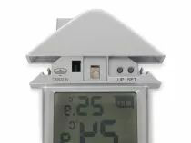 Thermom&egrave;tre de fen&ecirc;tre transparent avec indications min/max (WC216)