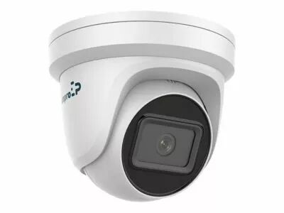 Cam�ra ip � r�seau fixe - d�me - 4 mp - blanc (ECAMIP501)