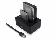 Station d'accueil pour double disque dur sata usb 3.2 gen1 vers 2.5  et 3.5 . (ACTAC1504)