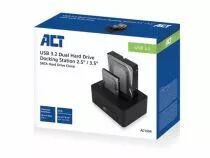 Station d'accueil pour double disque dur sata usb 3.2 gen1 vers 2.5  et 3.5 . (ACTAC1504)