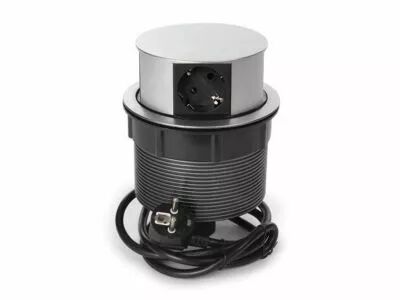 Bloc escamotable � 4 prises - schuko (EBP04-G)