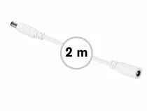Rallonge avec connecteur d'alimentation cc (m&acirc;le-femelle) - 2 m - blanc (PSS6EDC2MW)