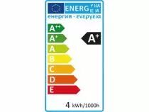 Ampoule &agrave; filament led - style r&eacute;tro - g95 - 4 w - e27 - blanc chaud intense (LAL1B3PN)