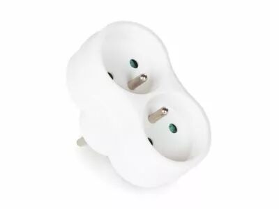 Fiche multiple - 2 prises - terre fran�aise (EB2EUN)