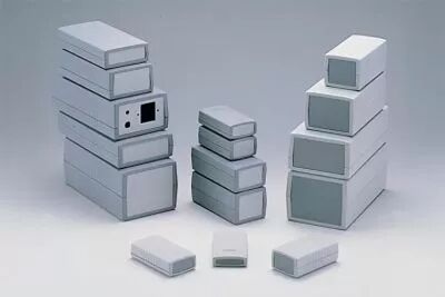 Bo�tier moul� - gris clair - 120 x 60 x 30 mm (G436)
