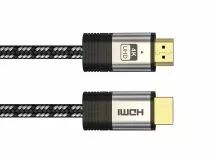 C&acirc;ble hdmi 2.0 tress&eacute; en coton avec connecteur plaqu&eacute; or - 4k video - 1 m&egrave;tre (HQMHDMI100)
