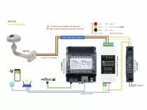 Station m&eacute;t&eacute;o compacte meteo2 wsc4 (modbus rtu) avec bras de montage (METEO2)